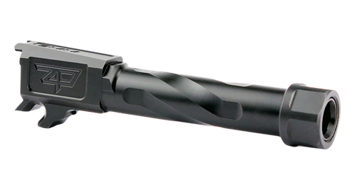 Zaffiri Precision 9mm Luger 3.77" Threaded Black Stainless Steel. Fits Sig P365