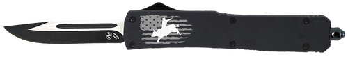 Templar Knife Gen II Eight Seconds Slim 3.43" OTF Drop Point Plain Stonewashed - MESC331