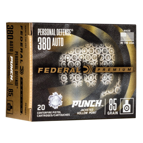 Federal PD Punch 380AUTO 85gr JHP