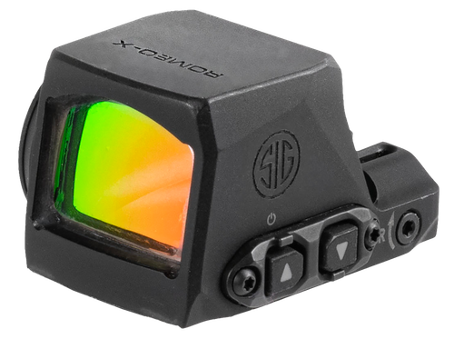Sig Sauer Electro-Optics Romeo-X Compact Black 1x24mm Illuminated Green Circle w/Dot Reticle RX Footprint Mount