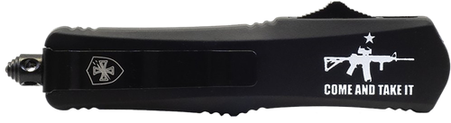 Templar Knife Gen II Come And Take It Large 3.50" OTF Drop Point Part Serrated - LAR15631