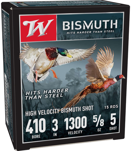Winchester Ammo 410Gauge 3" 9/16oz 5Shot 15 Per Box/10 Case