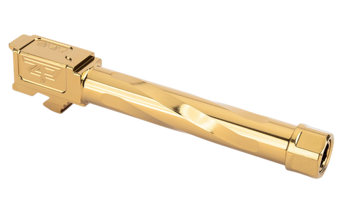 Zaffiri Precision 9mm Luger Threaded Gold TiN Stainless Steel Fits Glock 17 Gen5