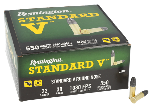 Remington Ammunition 22LR 38gr 550 Per Box/12 Case