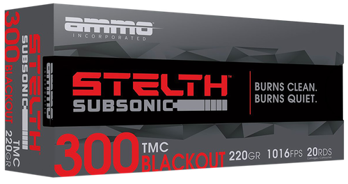 Ammo Inc stelTH /10 300 Blackout Ammo 220gr TMJ 20 Rounds - 300B220TMCSTLA20