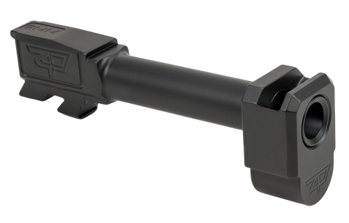 Zaffiri Precision Threadless Compensator 9mm Fits G43/43X Black Nitride Stainless Steel