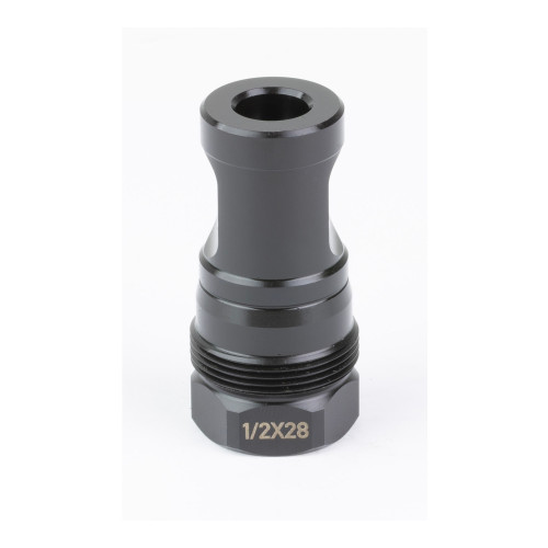 KAK Industry Plan B Big HLE Black 1/2x28 223 REM-9mm Luger Muzzle Brake - 410-2103-002