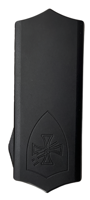 Templar Knife Excalibur Money Clip 1.90" OTF Plain Stonewashed Powder Coated D2 - XMCABK221