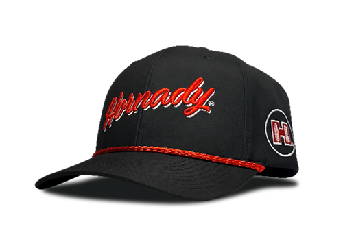 Hornady Gear Script Black Embroidered Patch
