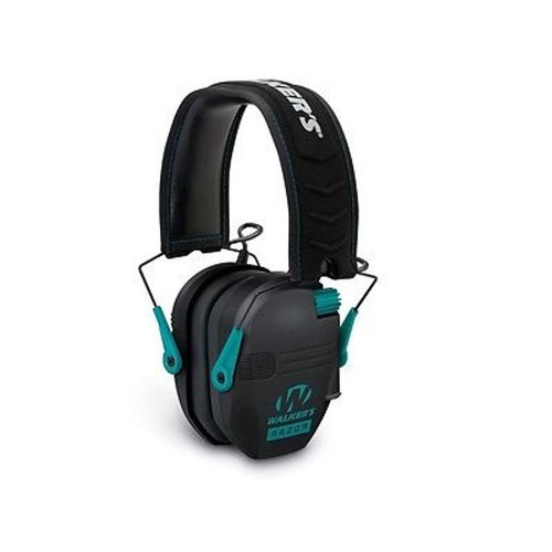 Walkers Game Ear Razor Compact Electronic Muffs 23dB Teal