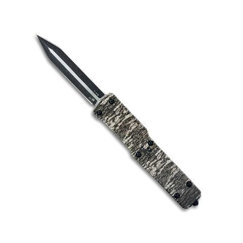 Templar Knife Premium Large Zinc Weighted 3-1/2" D2 Dagger Blade Mossy Oak Bottomland