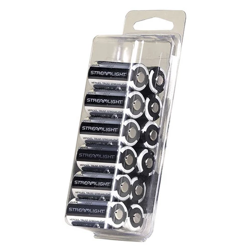 Streamlight Lithium Batteries Silver/Black 3 Volts (12) Single Pack - 85177
