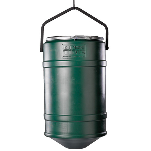 On Time Wildlife Feeders 200 lb Barrel with Hanger (Without Timer) - 24112
