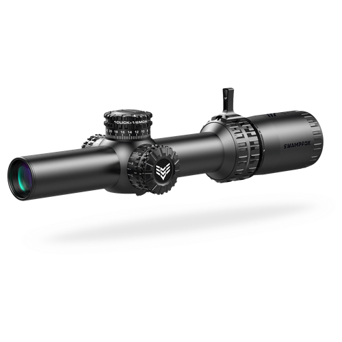 Swampfox Arrowhead LPVO Series Rifle Scope 1-6x24 30mm SFP Guerilla Dot MOA IR Black