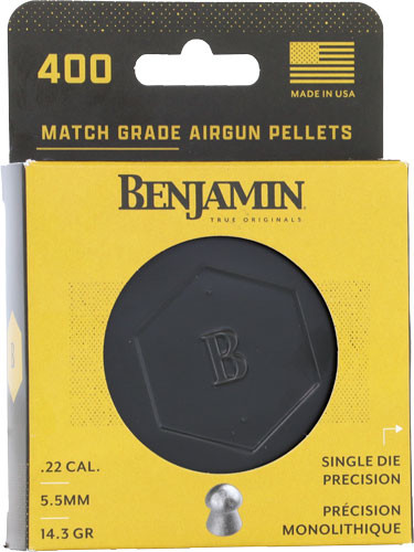 Benjamin 22 CAL Domed Pellets 14.3 Grains 400-PACK