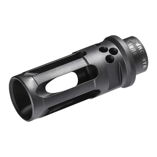 SureFire Warcomp QD Flash Hider 5.56 NATO Black DLC 1/2"x28 Threads 2.40" OAL - WARCOMP-556-CTN-1/2-28