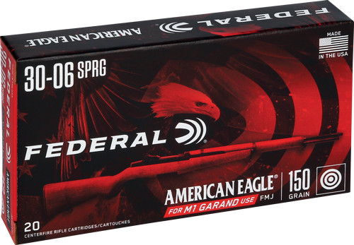 FEDERAL AE M1 GARAND 30-06 150GR FMJ 20RD 10BX/CS