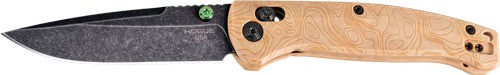Hogue Mysto 3.4" Able LCK Folder Clip Point Maple Valley Wood - 24459