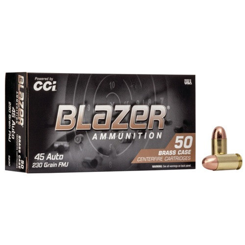 BLAZER BRASS 45 AUTO, 230 GRAIN, FMJ