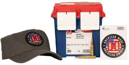 Hornady Horn Ammo 308WIN 155gr BTHP Match AG 250-Round