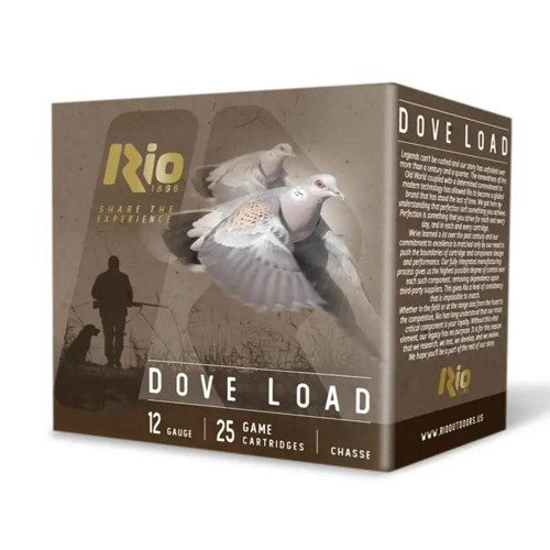 Rio Dove Load Shotshells 12 ga 2.75" 1-1/8oz #7.5 25/ct
