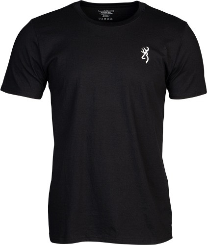 Browning Stainless T-Shirt Legacy Flag Black Large