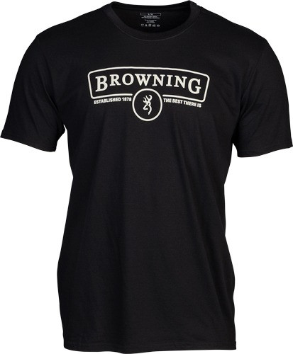 Browning Stainless T-Shirt Contour Black Xlarge - 5010119903