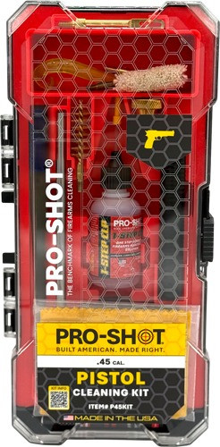 Pro Shot Pistol Cleaning Kit .45 CAL