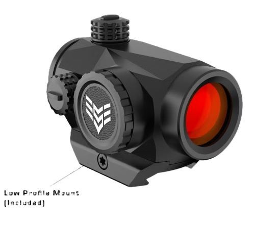 Swampfox Liberator II Mini Dot Sight Multi Reticle Red - RDLR122-2MR