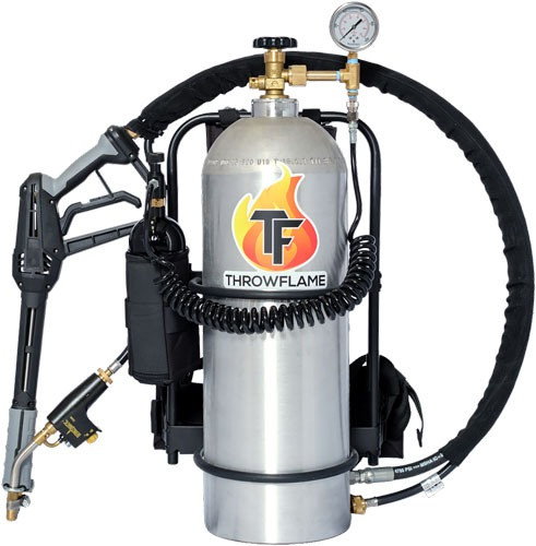 Throwflame X 15 Flamethrower Brushed Aluminum - TFX15BA