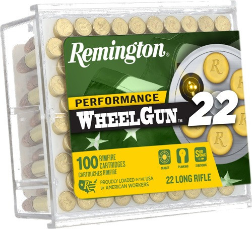 REMINGTON WHEELGUN 22LR 39GR TCLD 100RD 50BX/CS