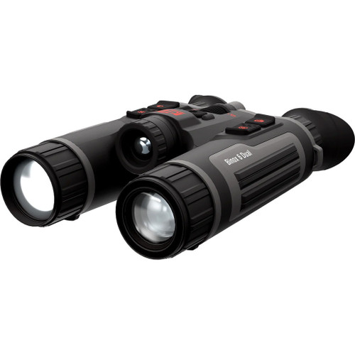 ATN Binox 6 Dual 384 LRF Thermal Binoculars 5.5-44 384X288 BLKw/Day Night Twilight 4K Uhd&Lrf