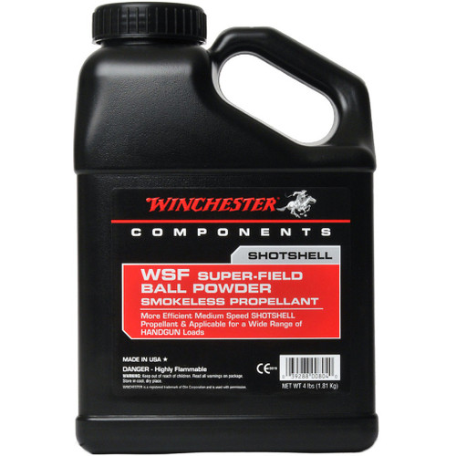 Winchester SuperField Powder 4 lb Shotgun/Pistol Hazmat - WSF4