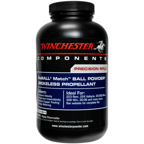 Winchester StaBall Match Powder 1 lb. Rifle Hazmat