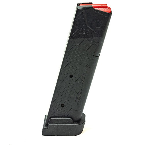 HEXMAG Sig Sauer P320 Full Size Compensator Carbine 9mm 10rd Magazine, Black - HX1017P320FSCFC