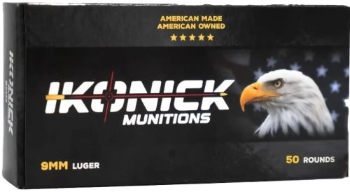 Ikonick USA 9MM 147gr FMJ Subsonic 50-Round 20BX/CS
