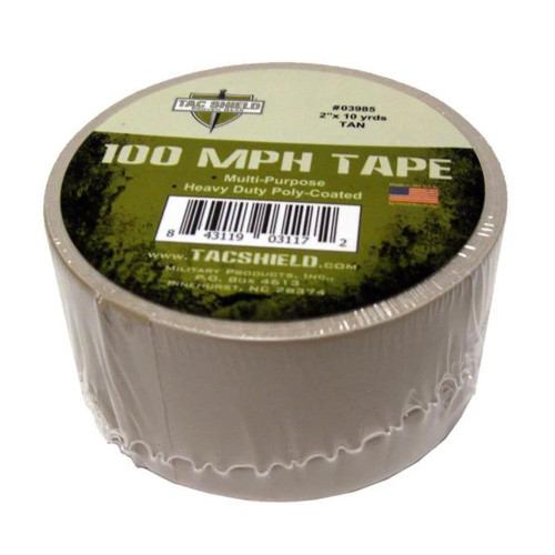 Military Tacshield 100 Mph Heavy Duty Tape 10 Yard Tan - 3985