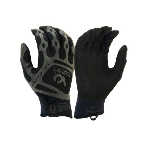 Pyramex Safety Venture Gear Tactical Compression Fit Training Gloves Black 2XL