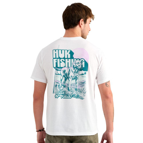 Marolina DBA HUK Bait 'N Fetch Short Sleeve Tee White XL