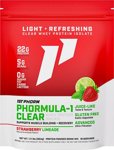 1st Phorm Phormula 1 Clear Protein Powder Straw Limeade - 1P28190