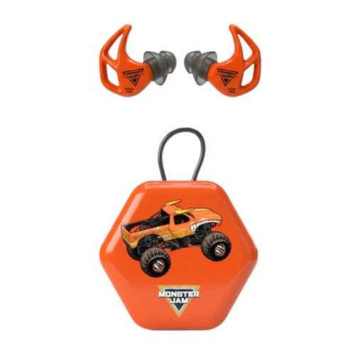AXIL Monster Jam X20 Ear Plugs 17dB or 19dB El Toro Loco Orange - X20MJETL