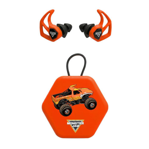 AXIL Monster Jam X30i Ear Plugs 15dB or 19dB El Toro Loco Orange - X30MJETL