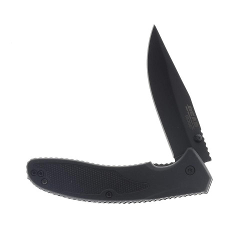 Bear & Son Cutlery Son Sideliner Folding Knife 3-1/2" Clip Point Blade Black - 61106