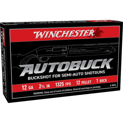 Winchester Suprx 12GA 2.75" Bucksht 1