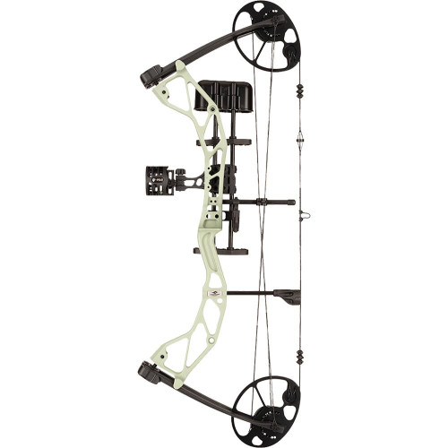 Pure Archery Diamond Radian Compound Bow 10-55 lb RH Forest Green with Package - A14889