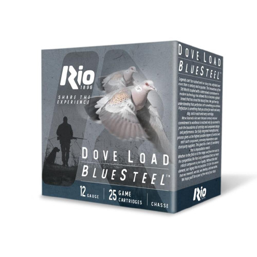 Rio Bluesteel Dove Load Shotshells 12 ga 2.75" 1-1/8oz #7 25/ct