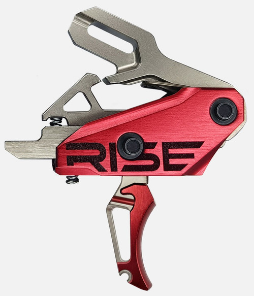 Rise Revolver 535 Silver Base Red Curved