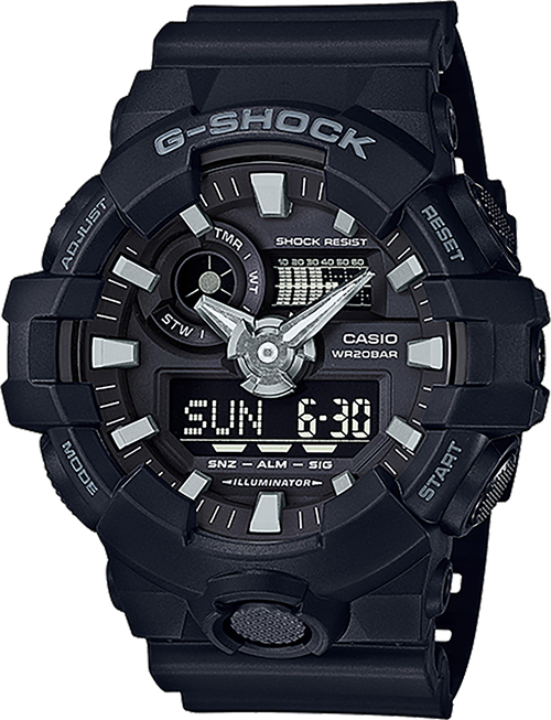 GSHOCK PREMIER GS FRNTBTTN SPR BLK