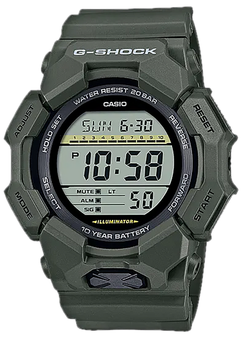 GSHOCK DIGITAL MOVEMENT GRN