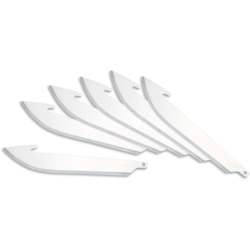 Outdoor Edge Razorsafe Replacement Blades 3.5 in. Drop Point 24 Pack